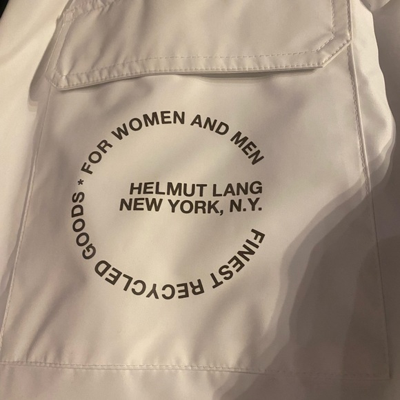 NWT HELMUT LANG WHITE SKI PANTS UNISEX L - Picture 5 of 7